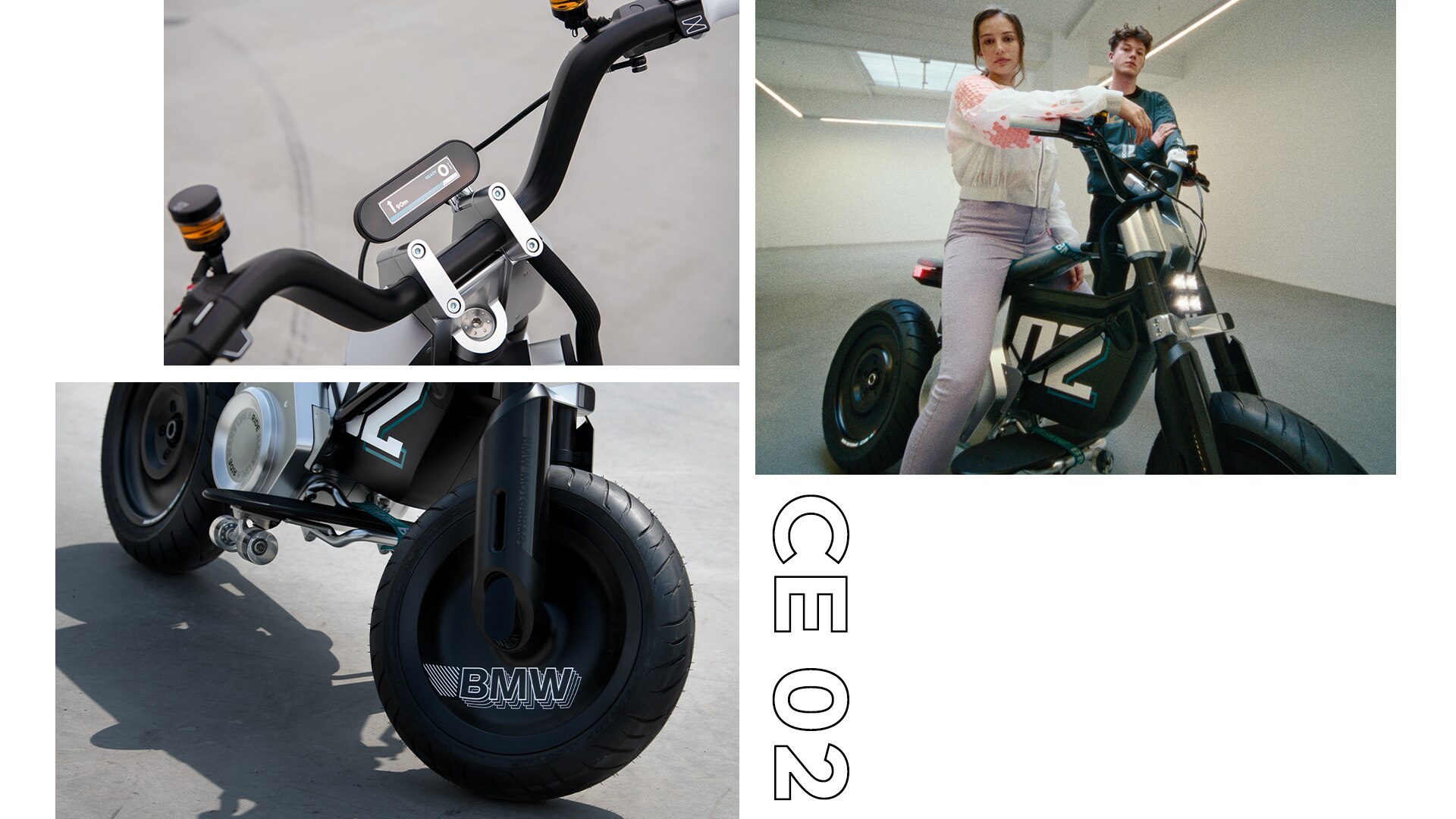 The design of the BMW Motorrad Concept CE 02 is both emotional and minimalistic.