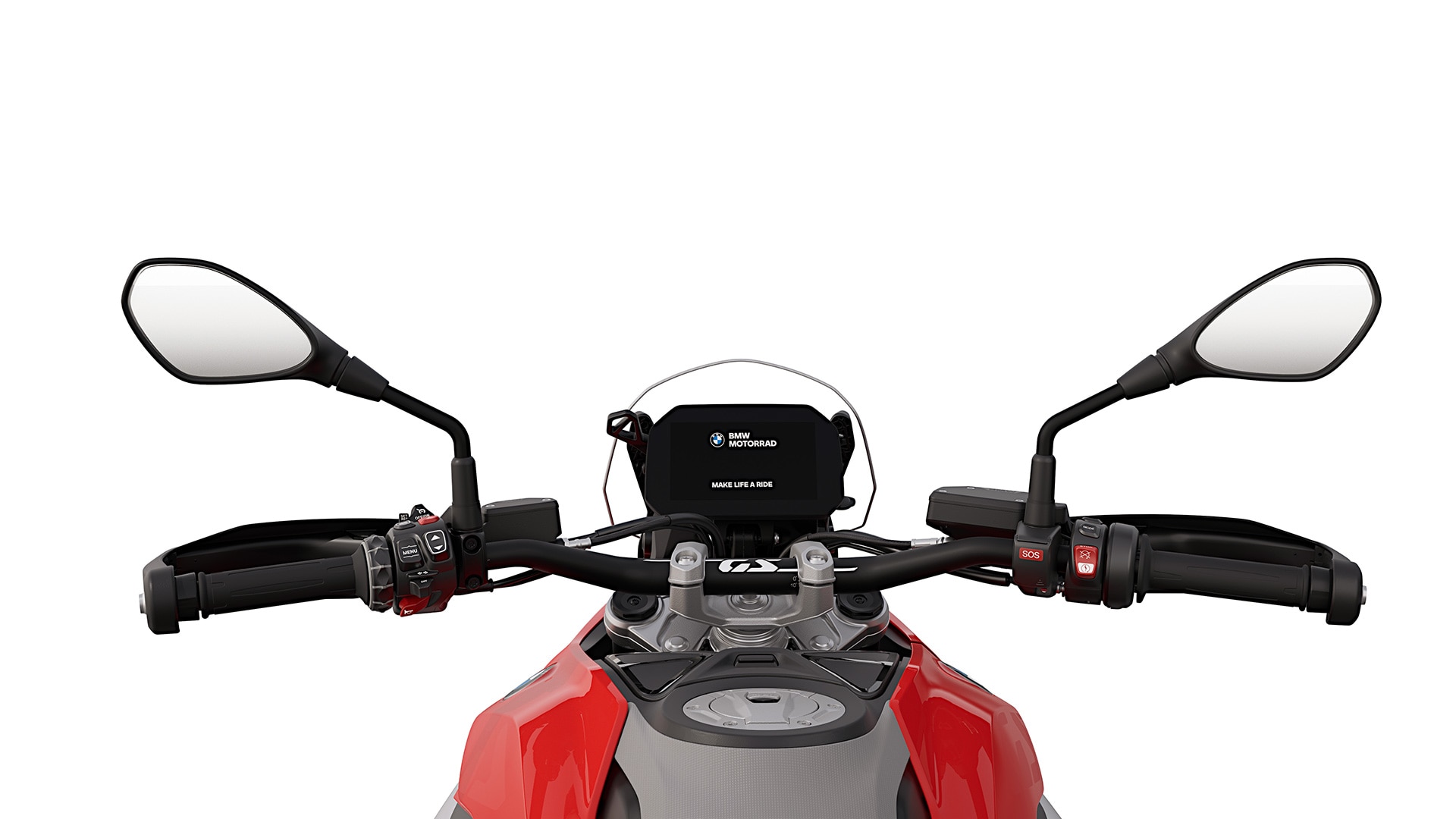 The adjustable sport windscreen of the R 1300 GS from BMW Motorrad