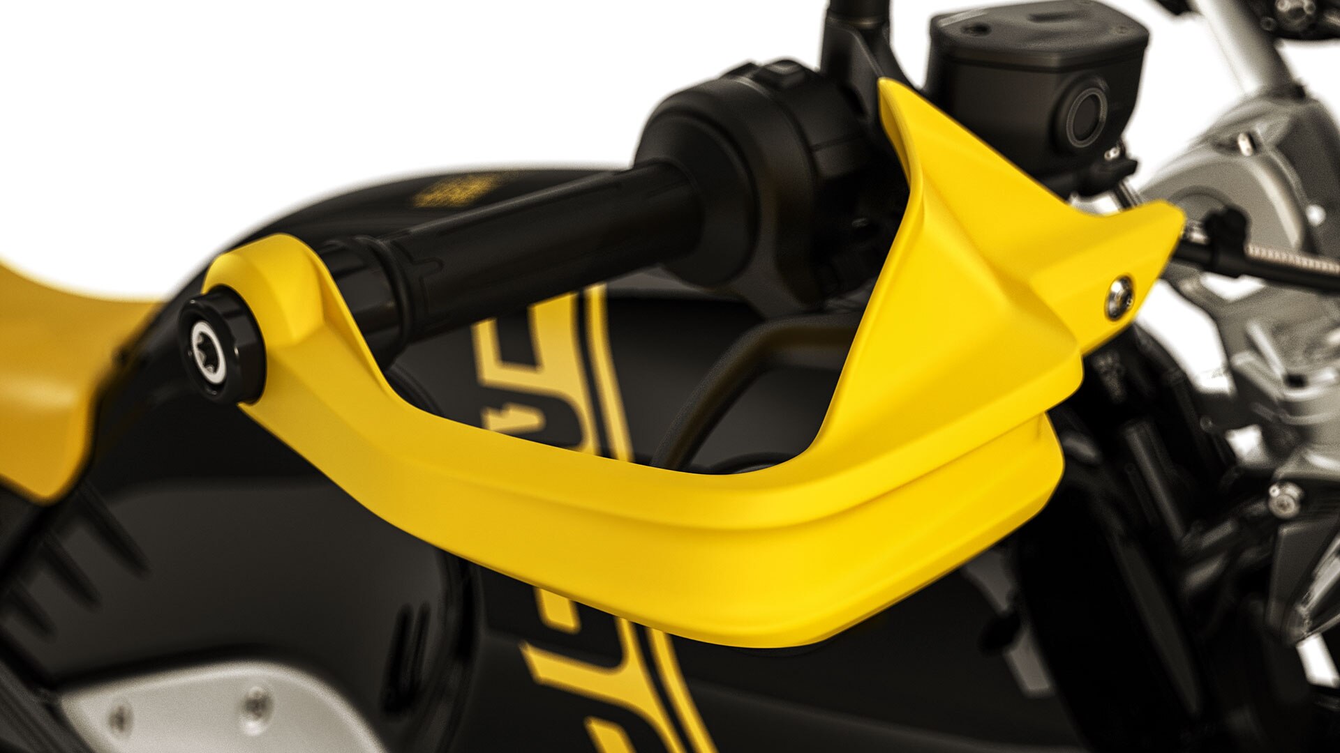We see the raised exhaust system of the R nineT Urban G/S.