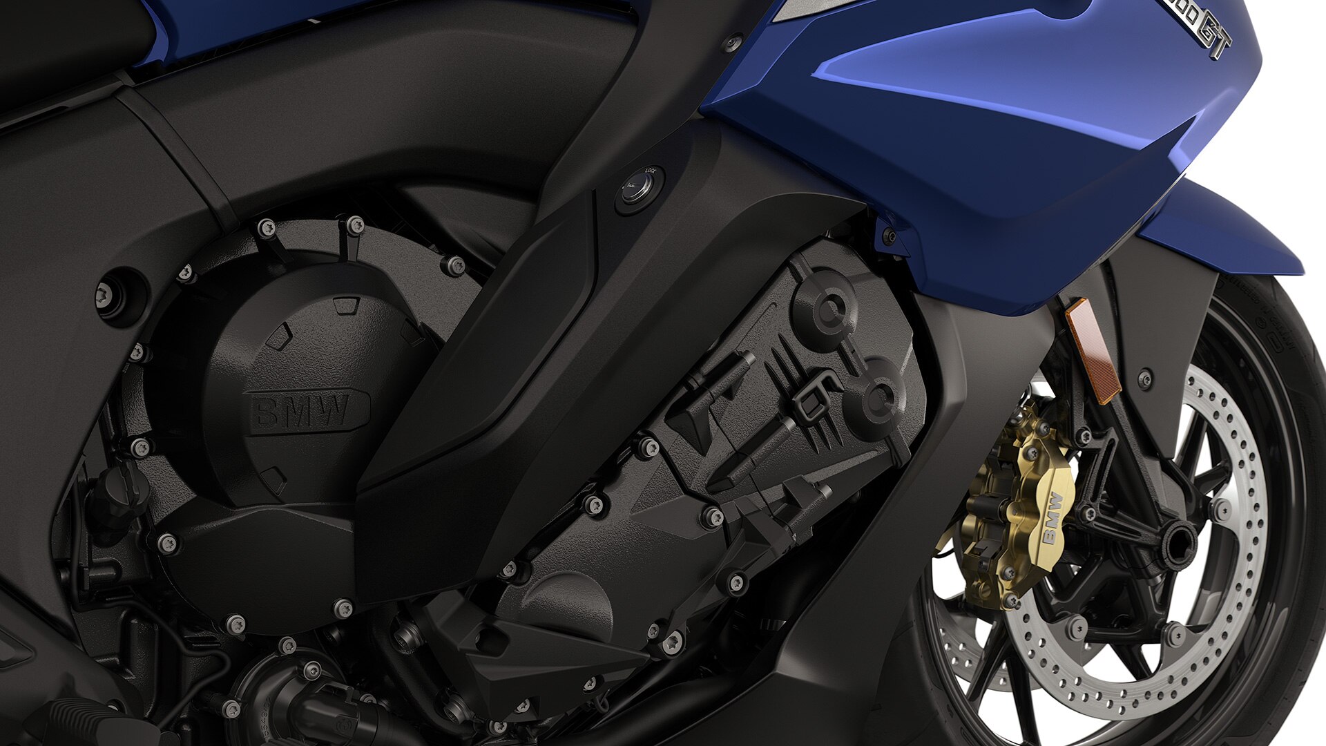 Focus on the six-cylinder engine.